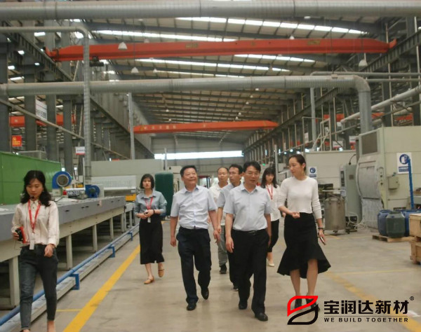 省廳融合處李翔處長一行來訪寶潤達參觀考察